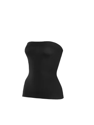 Yıldız Likralı Straplez Atlet Siyah