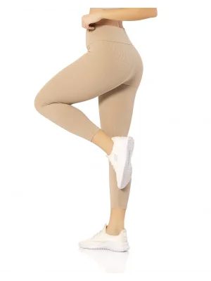 Kota Bayan Yüksek Bel Dalgıç Fitilli Tayt