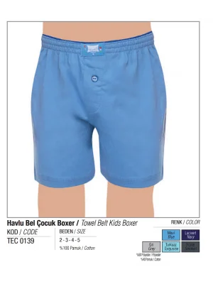 Tutku Çocuk Havlu Bel Boxer