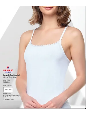 Seher Bayan Penye İp Askı Papatyalı Atlet