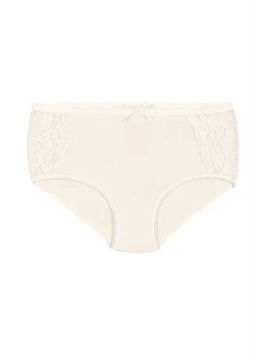 Yıldız Likralı Dantelli Bato Ekru