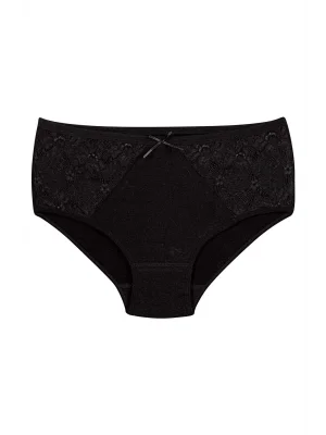 Yıldız Likralı Dantelli Bato Siyah