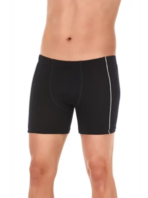 Yıldız Modal Likralı Biyeli Boxer Siyah