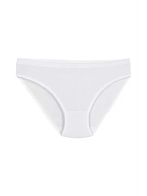 Yıldız Ribana Kemerli Bikini Beyaz