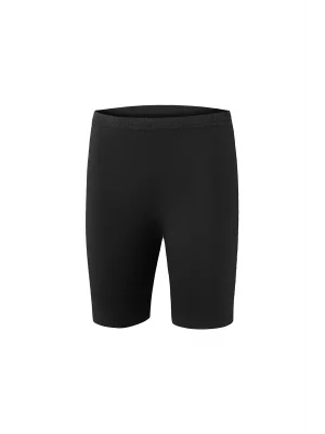 Yıldız Likralı Kız Kısa Tayt Siyah