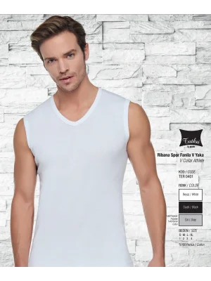 Tutku Erkek V Yaka Spor Fanila