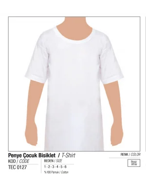 Tutku Çocuk Sıfır Yaka Atlet