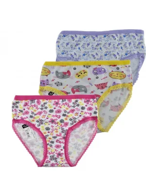 Tutku Kız Elastan Empirme Kız Çocuk Slip Külot