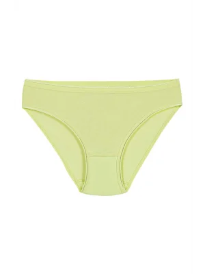 Yıldız Likralı İz Yapmaz Bikini Yeşil