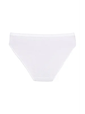 Yıldız Bambu Kemerli Bikini Beyaz