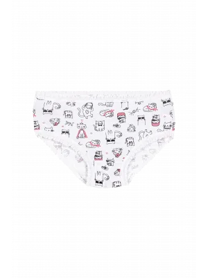 Yıldız Likralı Kız Desenli Kilot