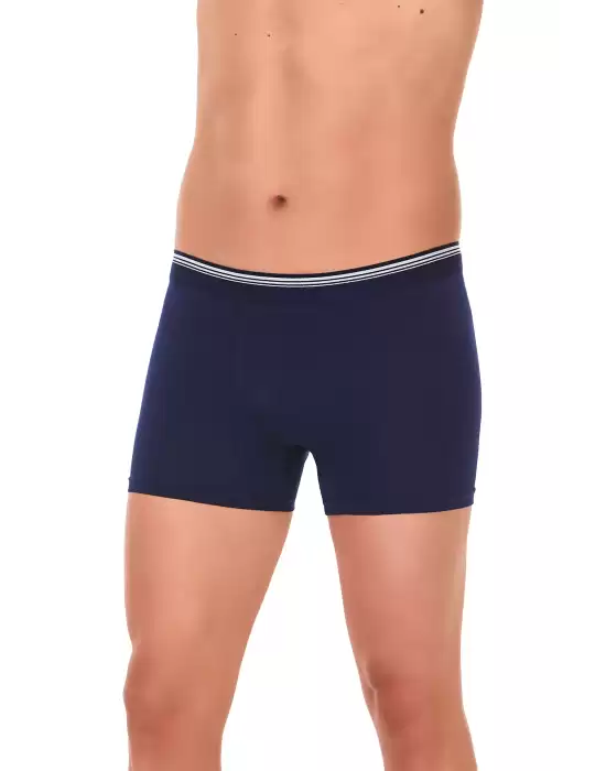 Yıldız Likralı Formen Boxer Lacivert