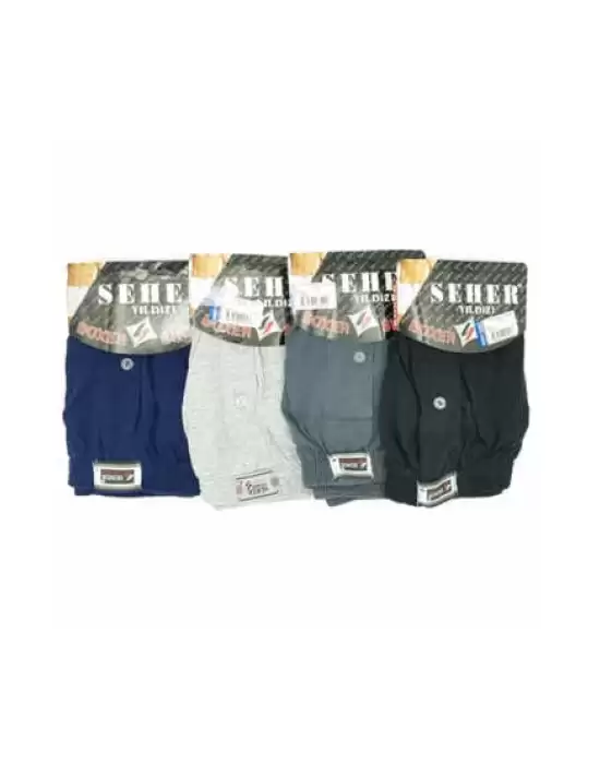 Seher Erkek Düz Boxer Short