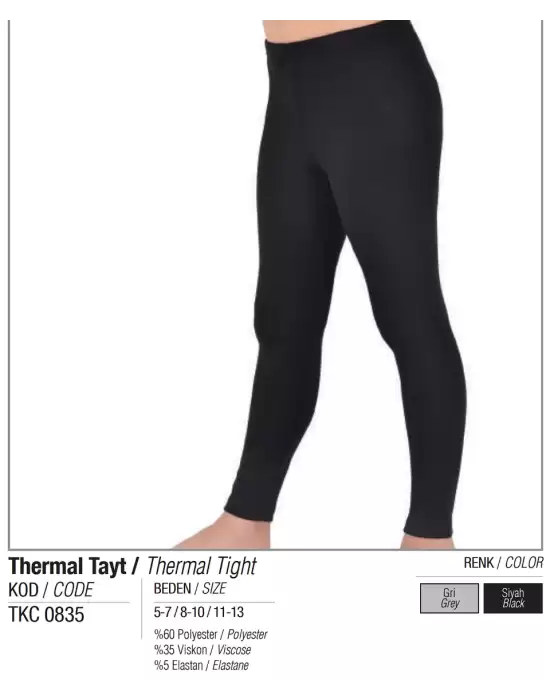 Tutku Kız Thermal Tayt