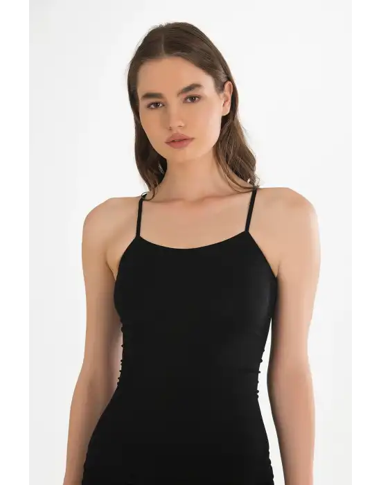 WAKOR DİKİŞSİZ BAYAN İP ASKILI ATLET W4441