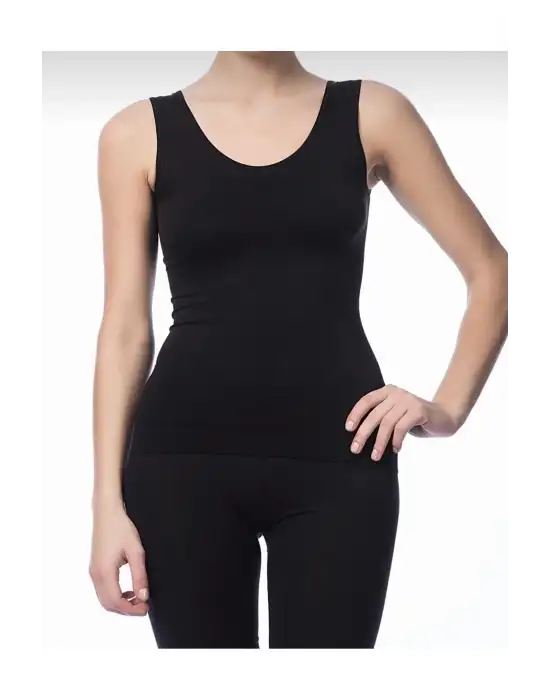 WAKOR DİKİŞSİZ BAYAN KALIN ASKILI ATLET W4442