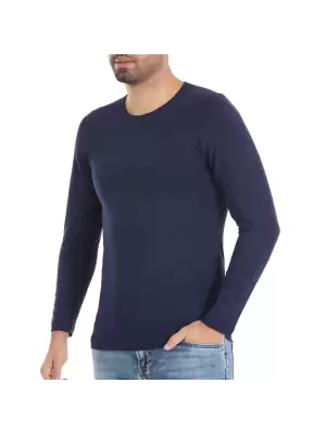 Yıldız Modal O Yaka Uzun Kol Lacivert