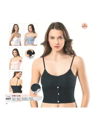 Kota Bayan Raporlu İp Askılı Modelli Krop