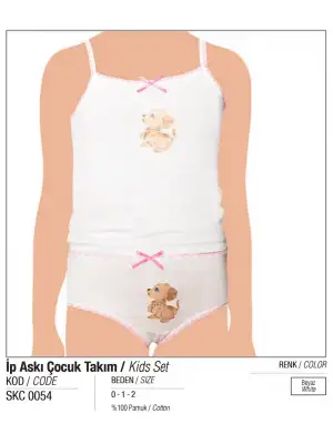 Seher Kız İp Askılı Takım