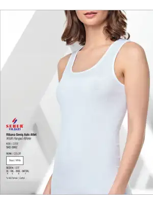 Seher Bayan Ribana Geniş Askılı Atlet