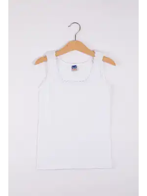 BERRAK 2506 KIZ RİBANA PAPATYA GENİŞ ASKILI ATLET