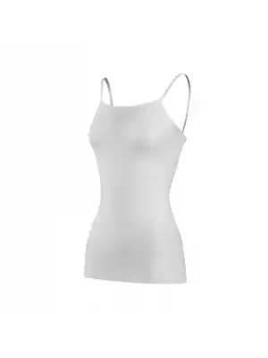 Yıldız Likralı İp Askılı Önü Düz Atlet Beyaz