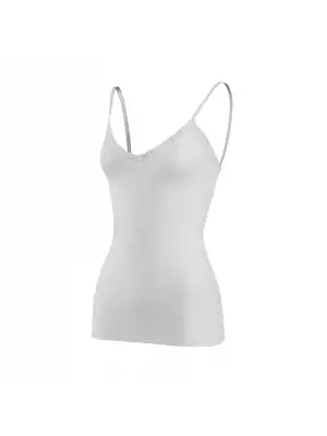 Yıldız Modal V Yaka Dantelli Atlet Beyaz