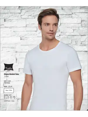 Tutku Erkek Ribana Bisiklet Yaka Atlet