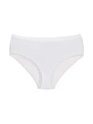 Yıldız Likralı Dantelli Bato Beyaz