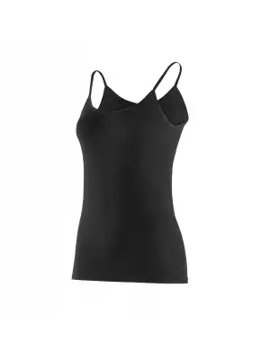 Yıldız Ribana İp Askılı Biyeli Atlet Siyah