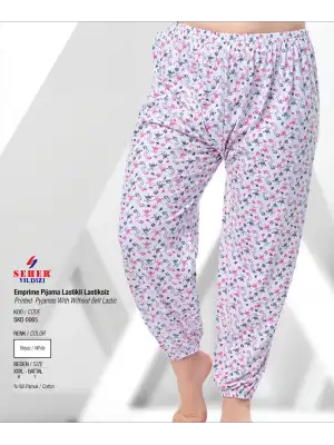 Seher Bayan Empirme Pijama Lastikli Paça