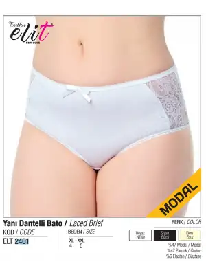 Elit Bayan Yanı Dantel Bato