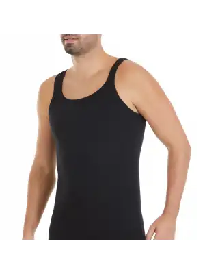 Yıldız Kaşkorse Likralı Badi Atlet Siyah