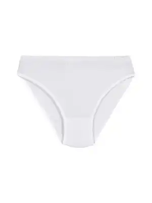 Yıldız Ribana Biyeli Bikini Beyaz