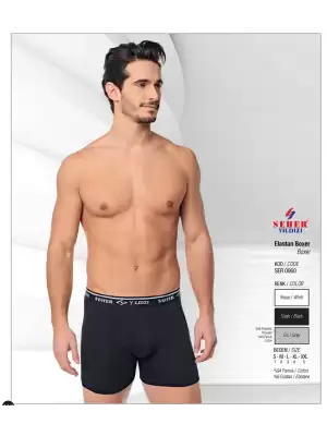 Seher Erkek Elastan Boxer
