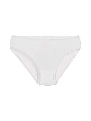 Yıldız Modal Dantelli Bikini Beyaz