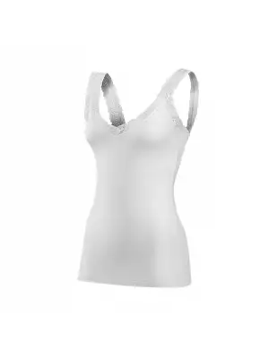 Yıldız Modal Askıları Dantelli V Yaka Atlet Beyaz