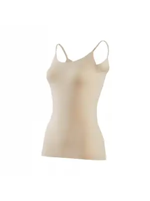 Yıldız Likralı İp Askılı Biyeli Atlet Ten