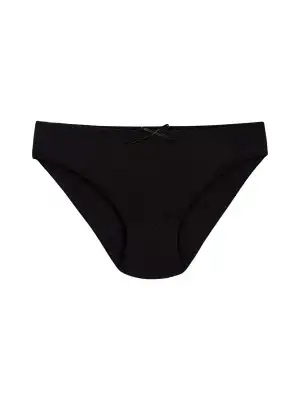 Yıldız Likralı Kaşkorse Bikini Siyah