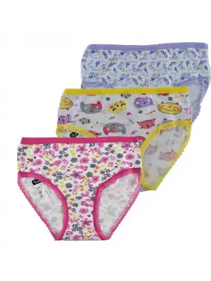 Tutku Kız Elastan Empirme Kız Çocuk Slip Külot