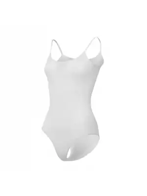 Yıldız Likralı İp Askılı Çıtçıtlı Badi Beyaz