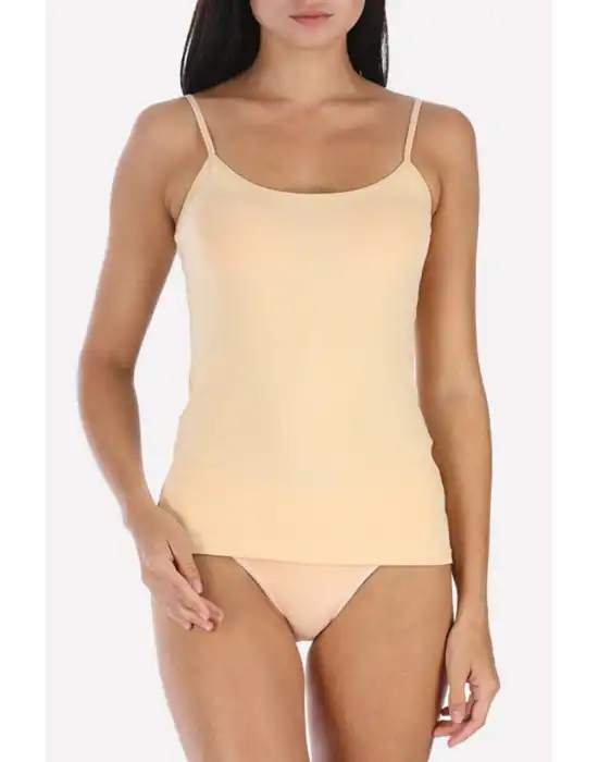 WAKOR DİKİŞSİZ BAYAN İP ASKILI ATLET W4441