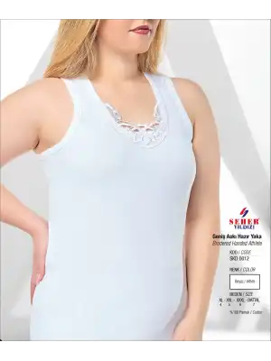 Seher Bayan Geniş Askı Hazır Yaka Atlet