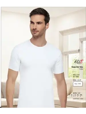 Elit Erkek Penye Sıfır Yaka Atlet