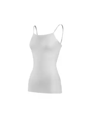 Yıldız Likralı İp Askılı Önü Düz Atlet Beyaz