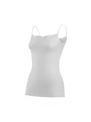 Yıldız Likralı Dantelli Atlet Beyaz