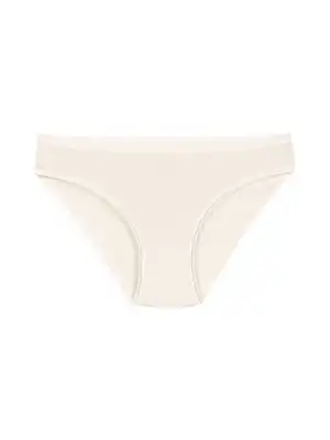 Yıldız Likralı İz Yapmaz Bikini Ekru