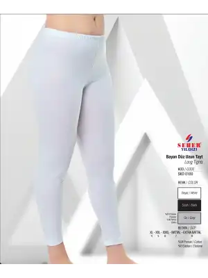 Seher Bayan Düz Uzun Tayt