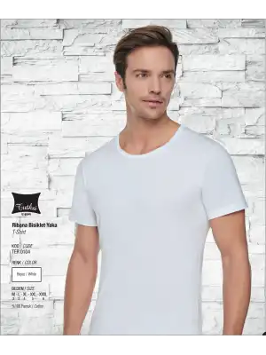 Tutku Erkek Ribana Bisiklet Yaka Atlet