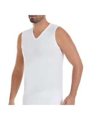 Yıldız Süper İnce V Yaka Sıfırkol Atlet Beyaz